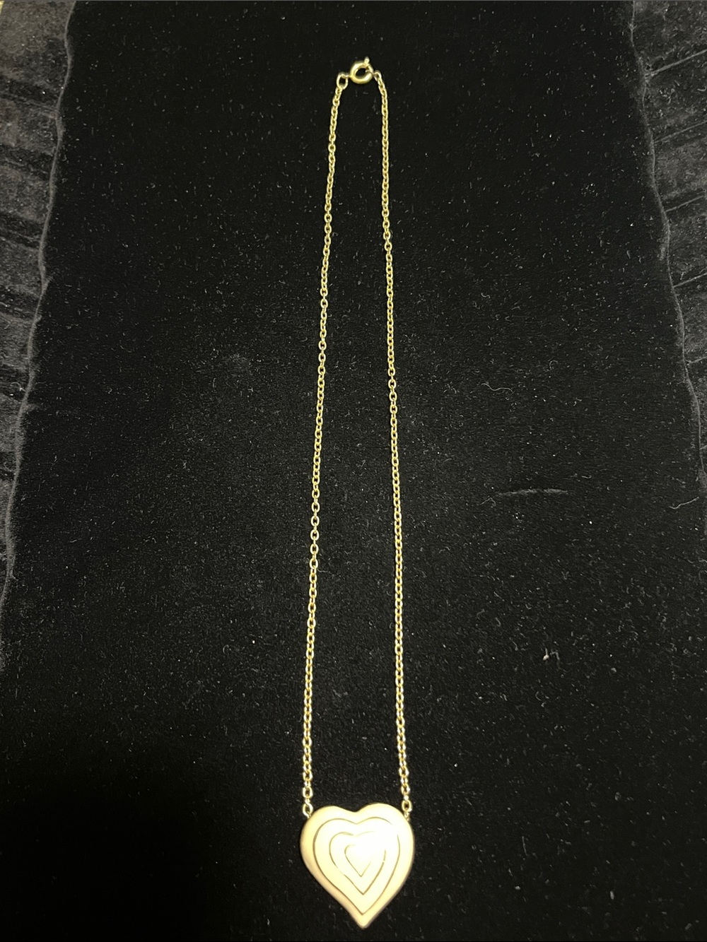 Monet Heart Pendant Necklace